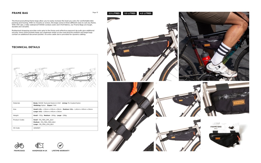 Frame bag - Medium